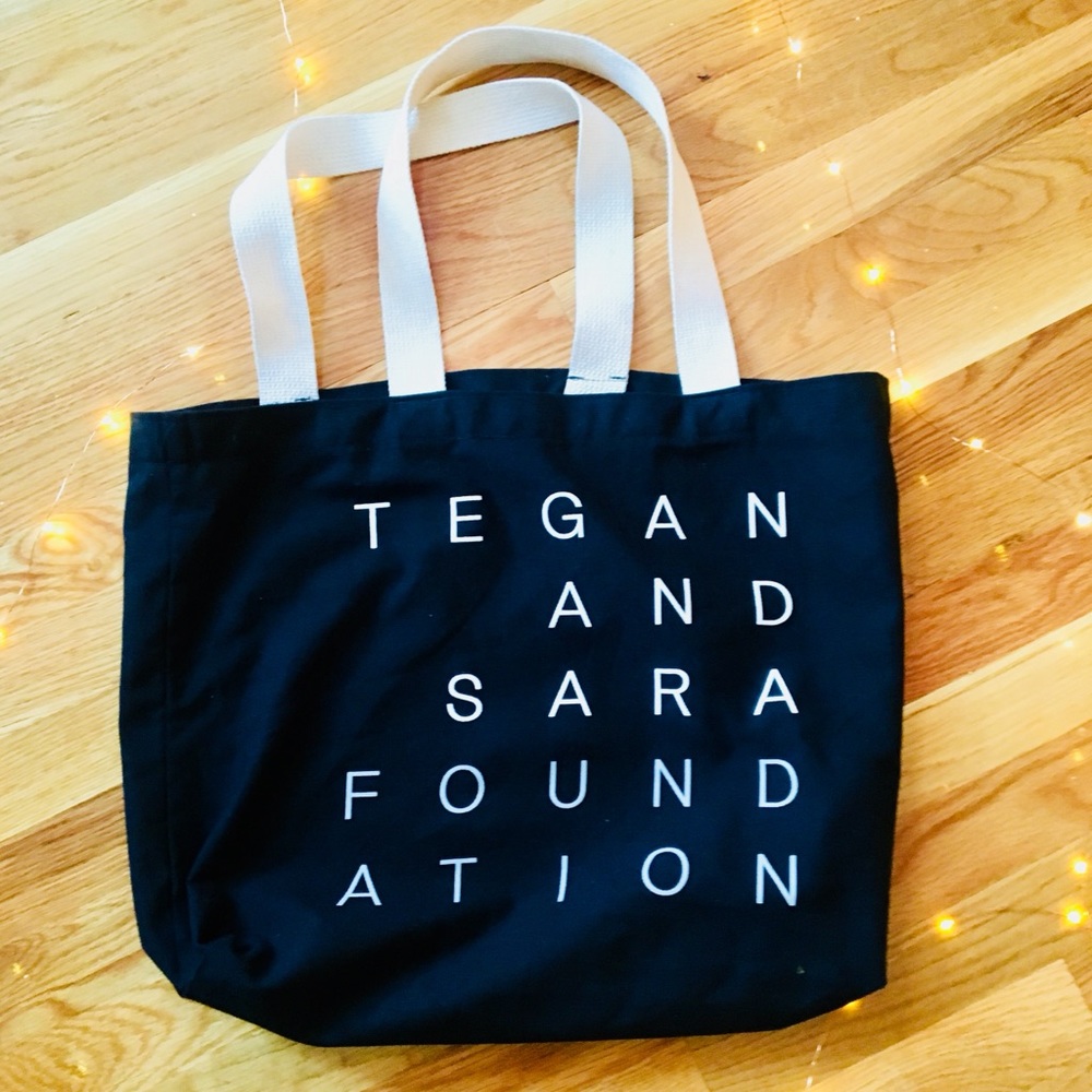 Tegan & Sara Foundation tote bag